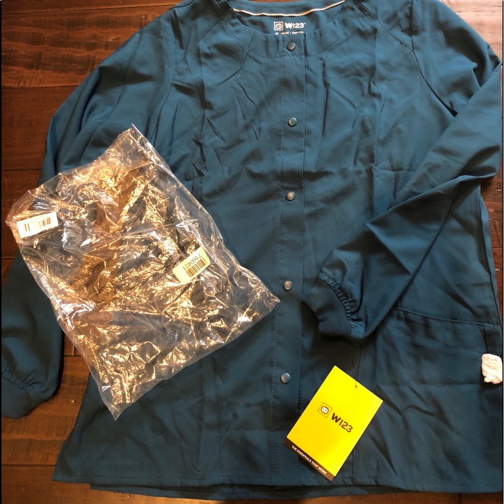 NWT Wonderwink W123 Scrub Jacket